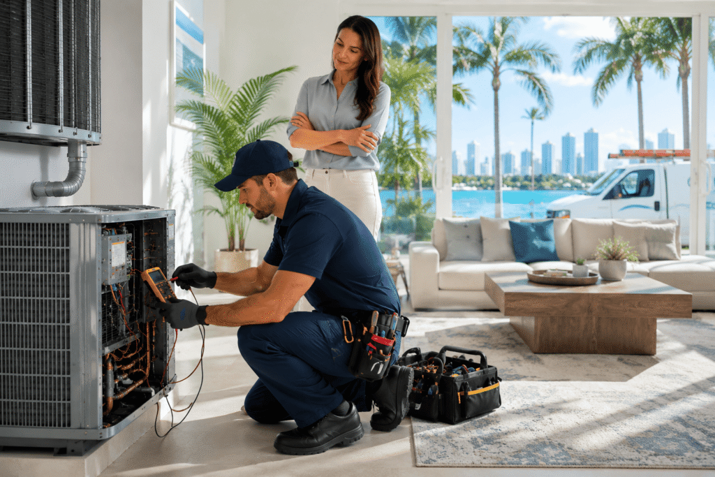 ac repair cost in Miami