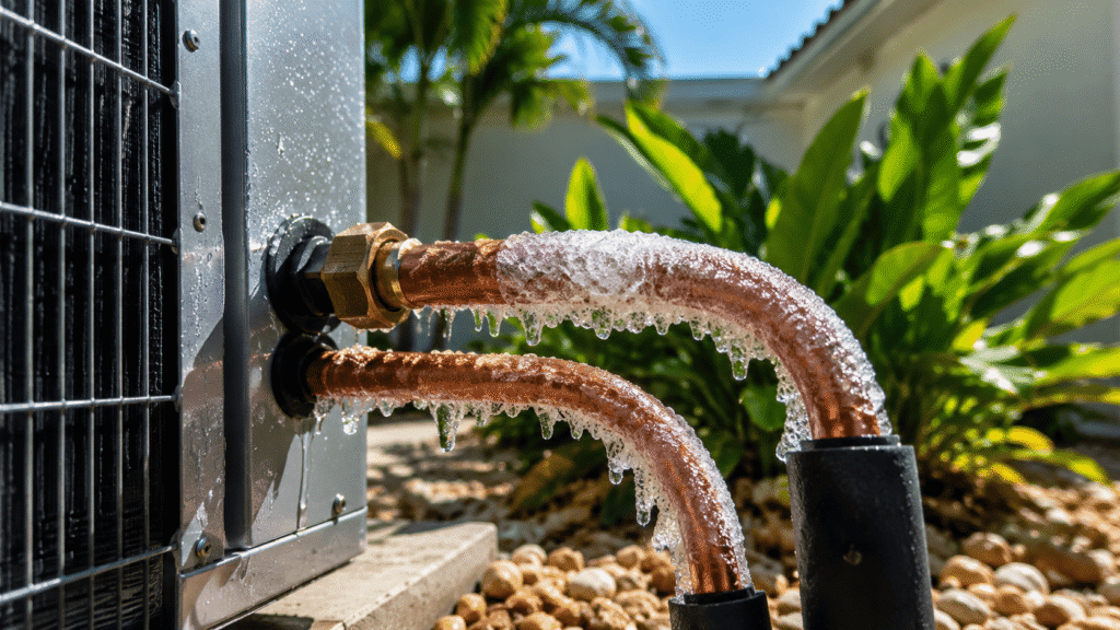 Ice or Frost on the Refrigerant Lines