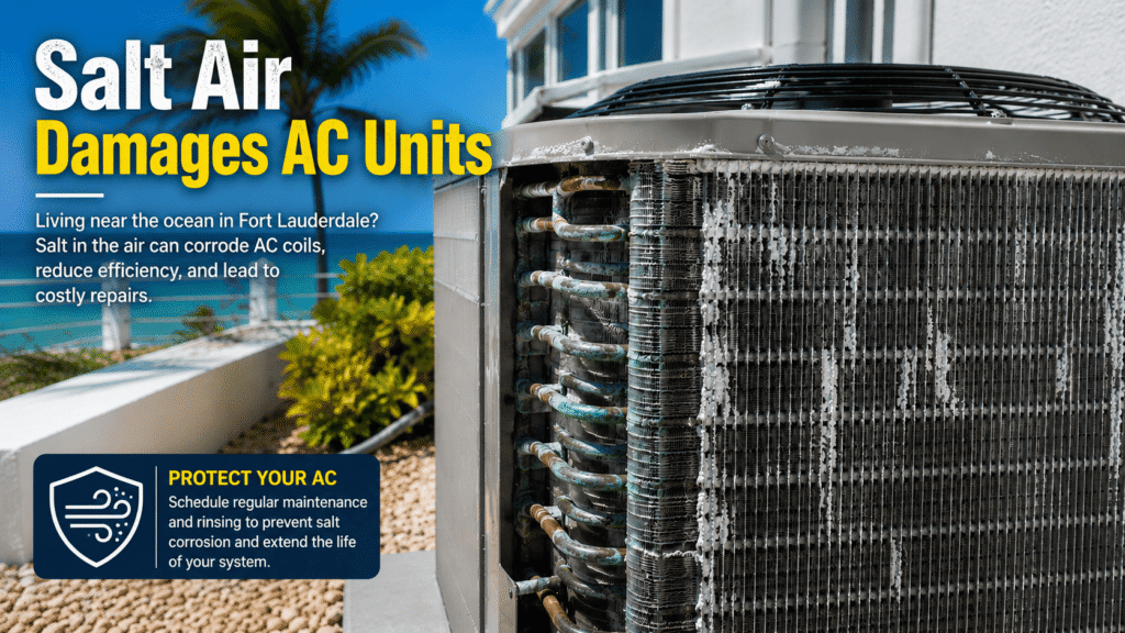 Salt Air Damages AC Units