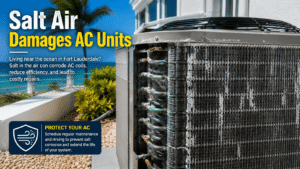 Salt Air Damages AC Units