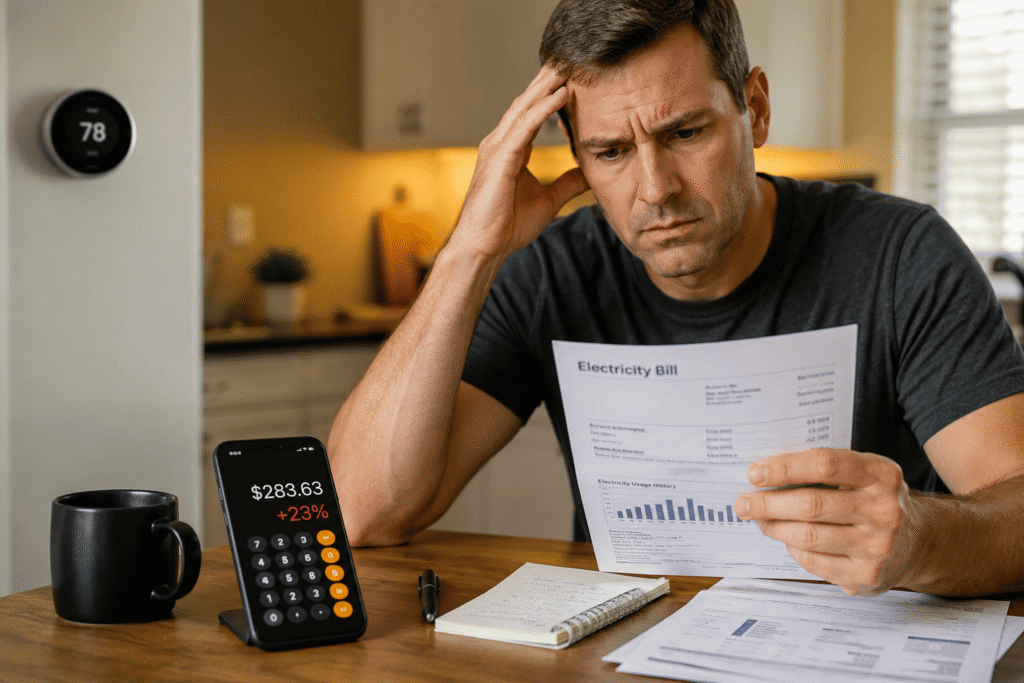 Rising Energy Bills Without a Change in Usage